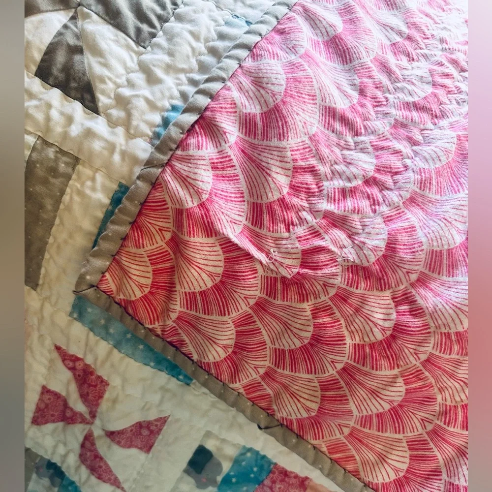 Handmade Baby Quilt 36”x44”